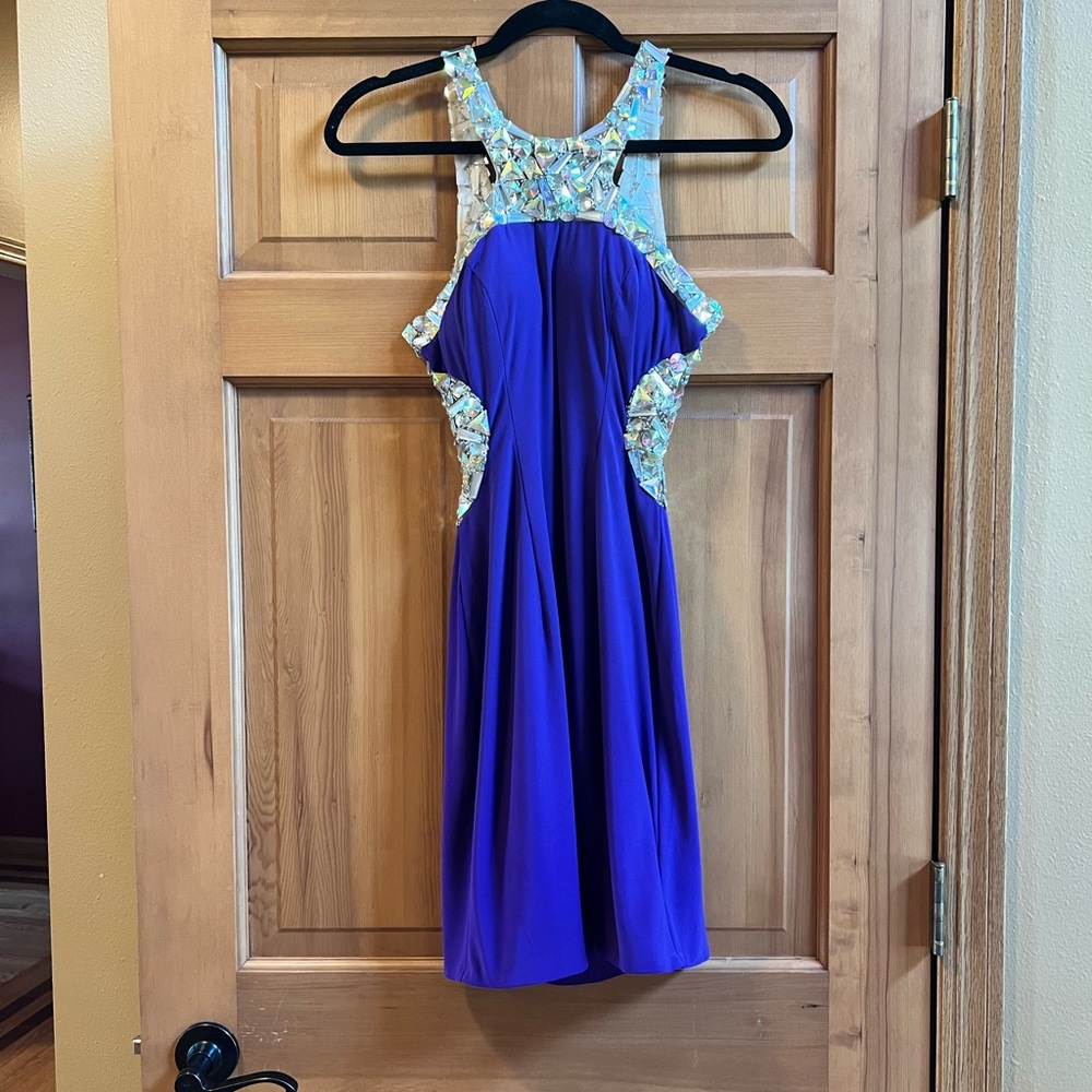 Purple Homecoming Dress